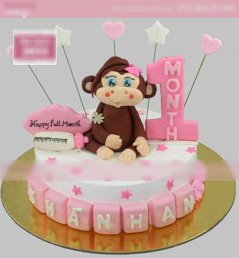 Một chiếc bánh sinh nhật hình con khỉ sẽ làm cho buổi tiệc sinh nhật của bạn trở nên đầy màu sắc và vui vẻ hơn bao giờ hết. Bánh được trang trí với những họa tiết dễ thương và vui nhộn về con khỉ, khiến cho ai cũng không thể rời mắt khỏi nó. Hãy cùng thưởng thức và tận hưởng niềm vui trong ngày sinh nhật của bạn nhé!