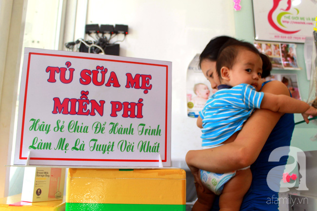 Ngọt ngào tủ sữa mẹ miễn phí của bà mẹ hai con ở Sài Gòn - Ảnh 1.