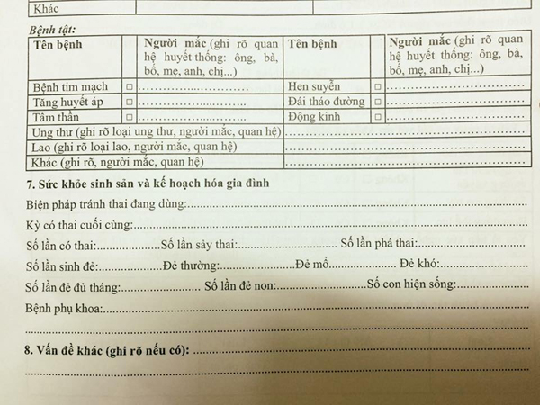 Hà Nội: Phụ huynh hốt hoảng khi phiếu khảo sát sức khỏe cho học sinh tiểu học hỏi về sảy thai, sử dụng ma túy - Ảnh 2.