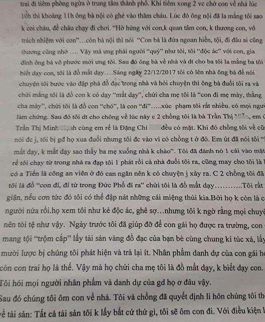 Quãng Ngãi: Người vợ nhảy sông tự tử, để lại bức thư tuyệt mệnh: Dù chết cũng không tha thứ cho nhà chồng - Ảnh 3.