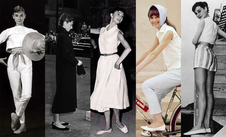 Đến Audrey Hepburn - biểu tượng thời trang bất hủ mọi thời đại cũng luôn  trung thành với giày bệt