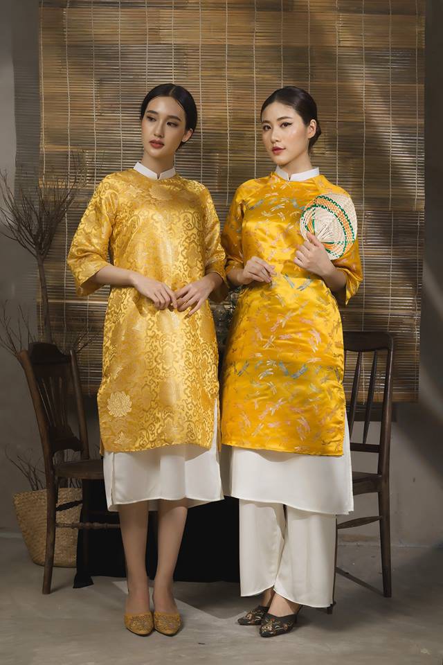 Chuẩn bị Tết tây, rục rịch Tết ta, loạt thương hiệu Việt đã tung các thiết kế áo dài duyên dáng đốn tim các nàng - Ảnh 23.