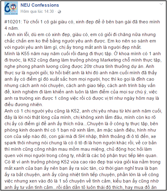 Câu chuyện nghìn like: Chàng trai từ chối cô gái xinh đẹp, bố làm to để ở bên người bạn gái 4 năm tình nghĩa - Ảnh 1.