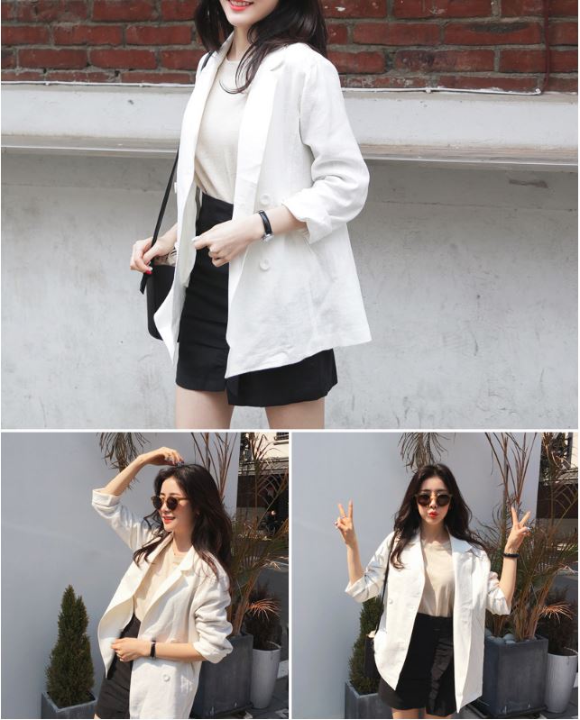 Với thời tiết miền Bắc hiện nay, bạn chỉ cần mặc áo phông và khoác ngoài một chiếc blazer là đủ - Ảnh 12.