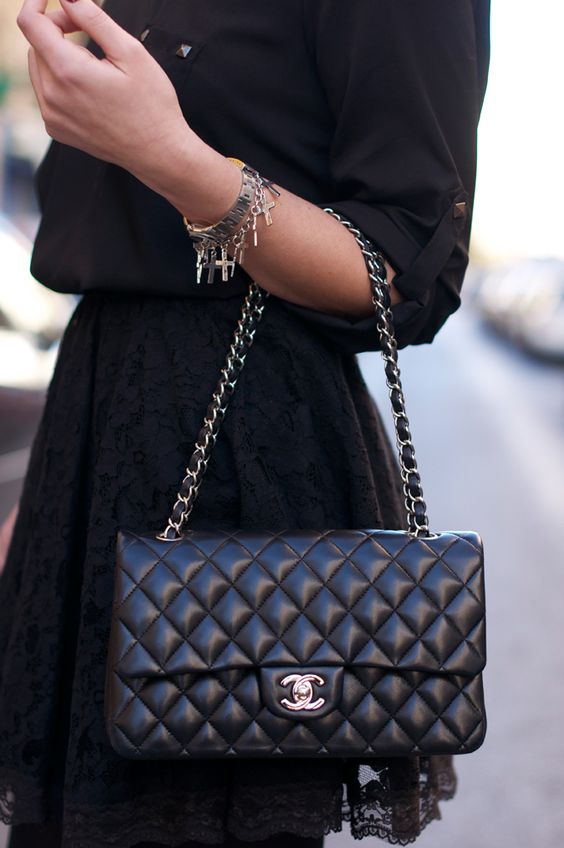 Túi Chanel Classic LargeJumbo đen lamskin GHW best quality
