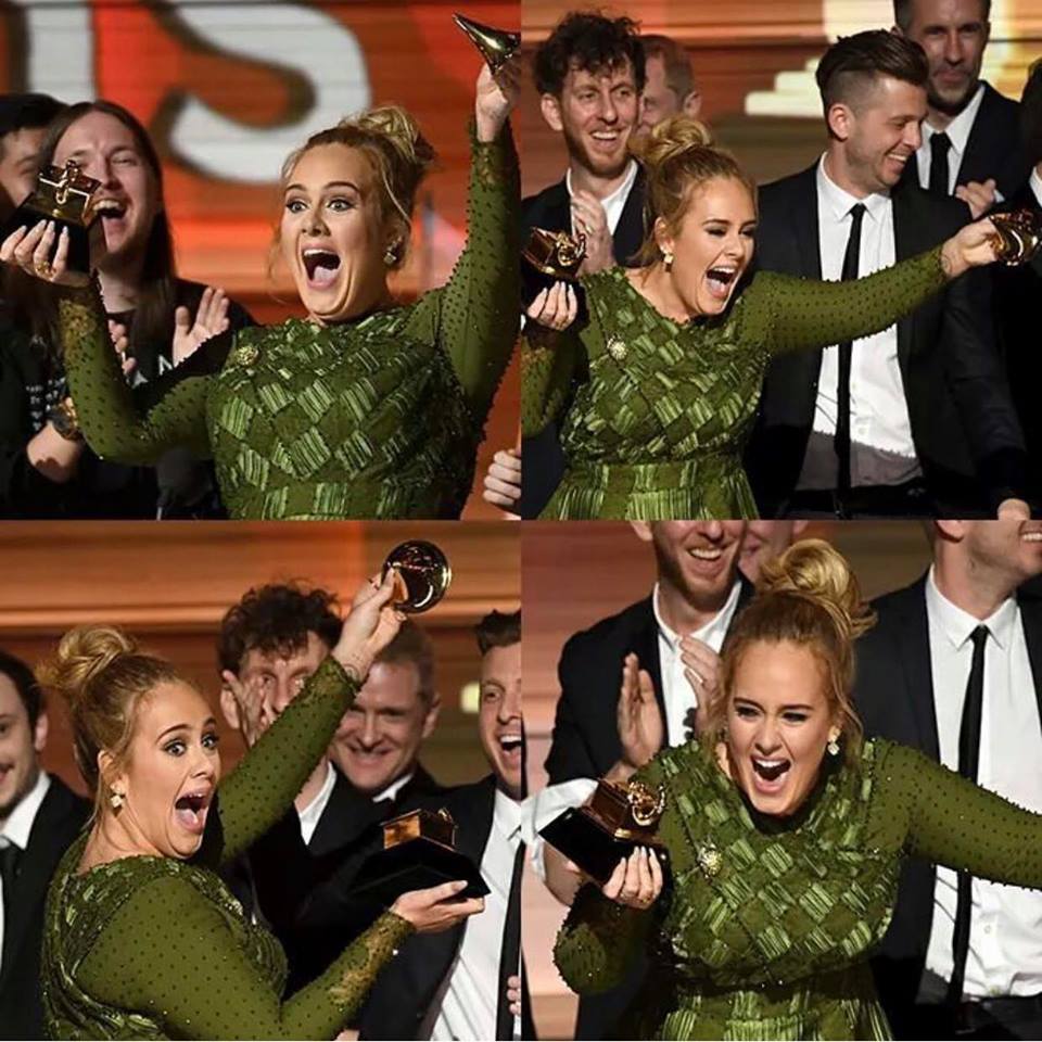 Khoảnh khắc đáng nhớ nhất Grammy 2017: Adele bẻ kèn, Katy Perry chế nhạo Britney Spears?