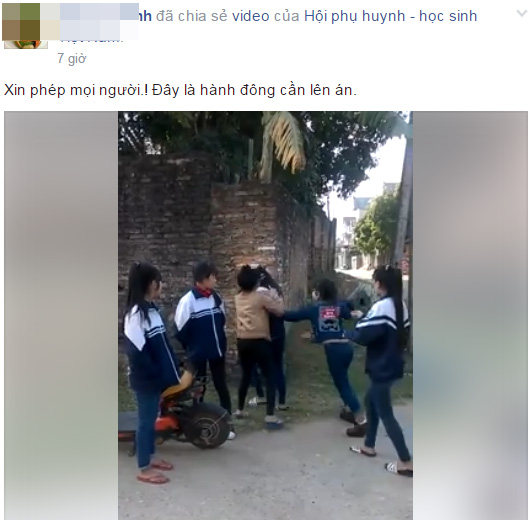 Thực hư về clip một nhóm nữ sinh cầm gạch đánh bạn ngất xỉu giữa đường ở Bắc Giang - Ảnh 2.
