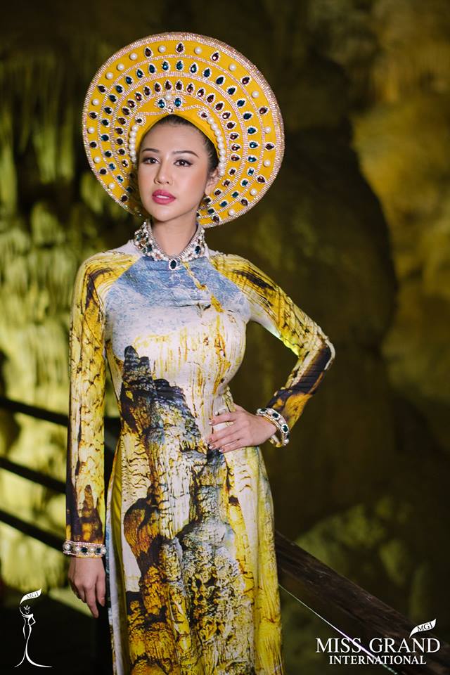 Ngỡ ngàng khi Đương kim Hoa hậu Hòa bình quốc tế mặc áo dài đẹp như người Việt Nam - Ảnh 8.
