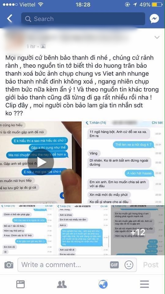 Rộ nghi vấn Bảo Thanh chính là người thứ 3 nhắn tin đòi gặp Việt Anh lúc tối muộn - Ảnh 6.