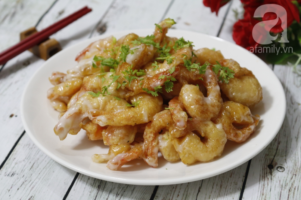 M&oacute;n ngon cuối tuần: T&ocirc;m chi&ecirc;n sốt mayonnaise - Ảnh 6.