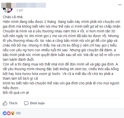 Có bầu với bạn trai hơn tận 30 tuổi, cô gái trẻ sợ bố đánh đuổi vì... con rể già hơn bố mẹ vợ - Ảnh 1.