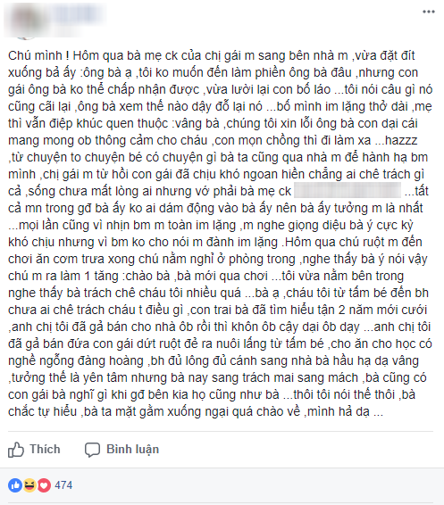 Suốt ngày sang nhà thông gia mách tội con dâu, bà mẹ chồng không ngờ có ngày phải cứng họng vì người này - Ảnh 1.