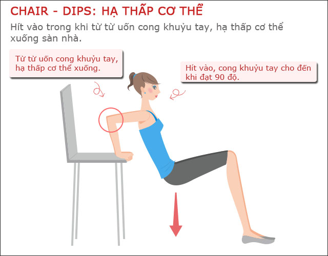 Thứ Tư: Tập bài tập với ghế để có cánh tay đẹp, thân hình thêm hấp dẫn - Ảnh 6.