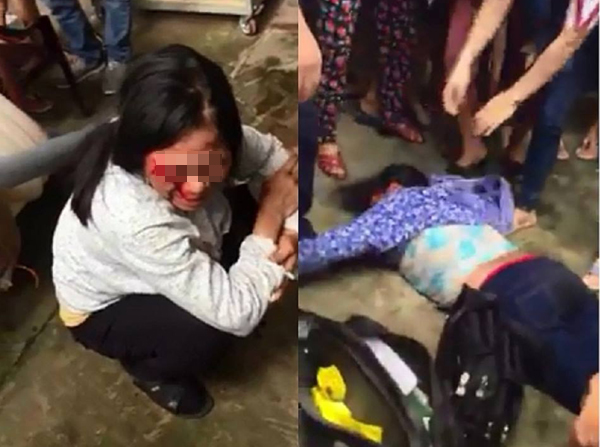 Hà Nội: Đi bán tăm dạo, 2 người phụ nữ bị dân làng đánh dã man vì nghi bắt cóc trẻ con - Ảnh 1.