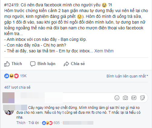 Đòi kiểm tra FB bạn trai, hủy kết bạn cả họ hàng bạn thân, cô gái bị bỏ rơi ngay trong quán trà sữa - Ảnh 1.