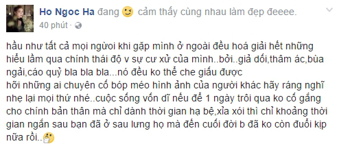 Hà Hồ tự tin khẳng định ai gặp mình ở ngoài đều hóa giải hiểu lầm về bùa ngải, giả dối - Ảnh 1.