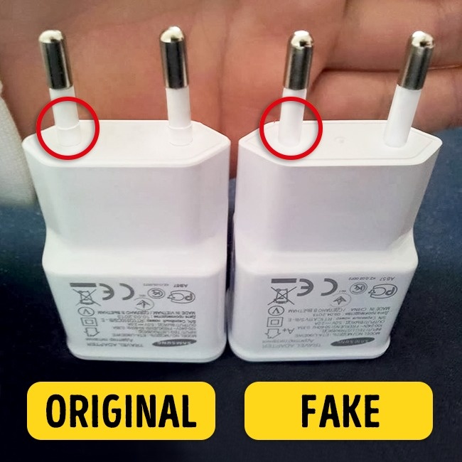 6 cách đơn giản mà cực hữu ích giúp bạn phân biệt thật - giả khi mua đồ điện tử - Ảnh 4. 6 cách đơn giản mà cực hữu ích giúp bạn phân biệt thật - giả khi mua đồ điện tử - Ảnh 4.