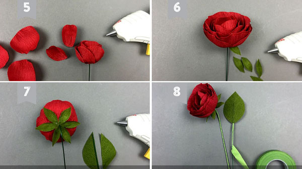 3 cách làm hoa giấy sắc màu trang trí đón Tết về