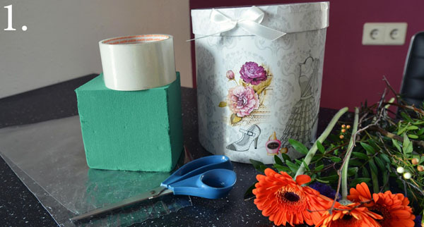 3 cách cắm hoa trong hộp quà xinh lung linh bạn cần bỏ túi