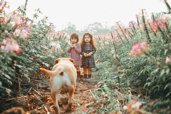 Mũm và Mầm - Đôi bạn thân động viên nhau KHÔNG SỢ CHÓ! để chụp bộ ảnh siêu yêu - Ảnh 9.