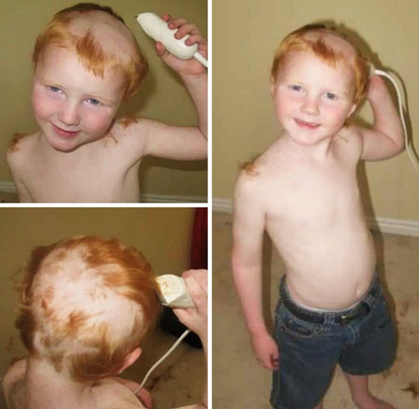 Cười vỡ bụng với những bé muốn đoạt giải cây kéo vàng bằng cách tự cắt tóc - Ảnh 5.