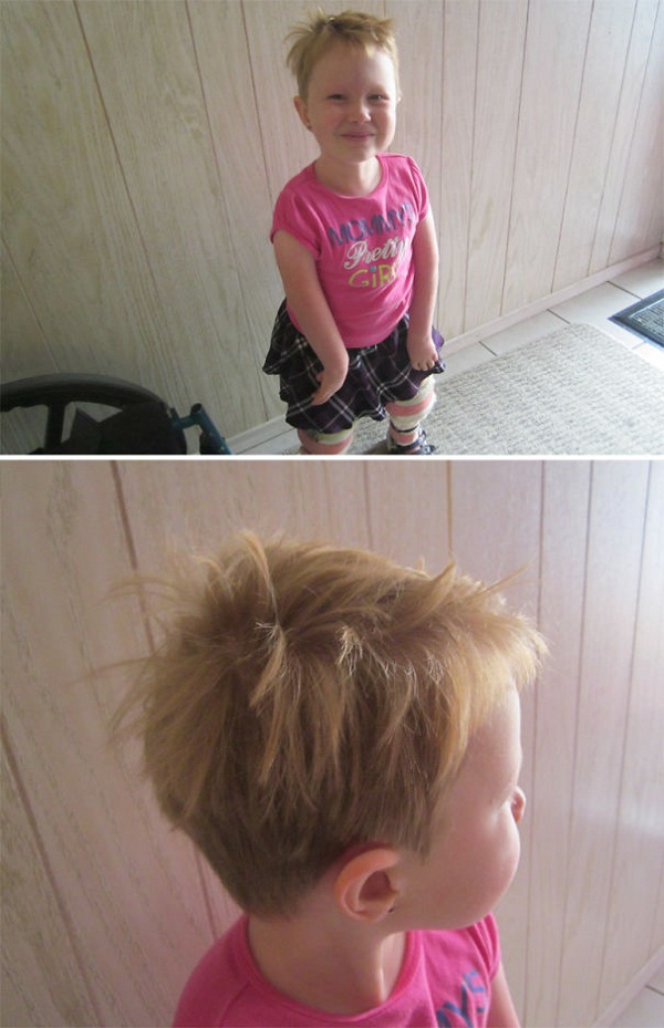 Cười vỡ bụng với những bé muốn đoạt giải cây kéo vàng bằng cách tự cắt tóc - Ảnh 10.