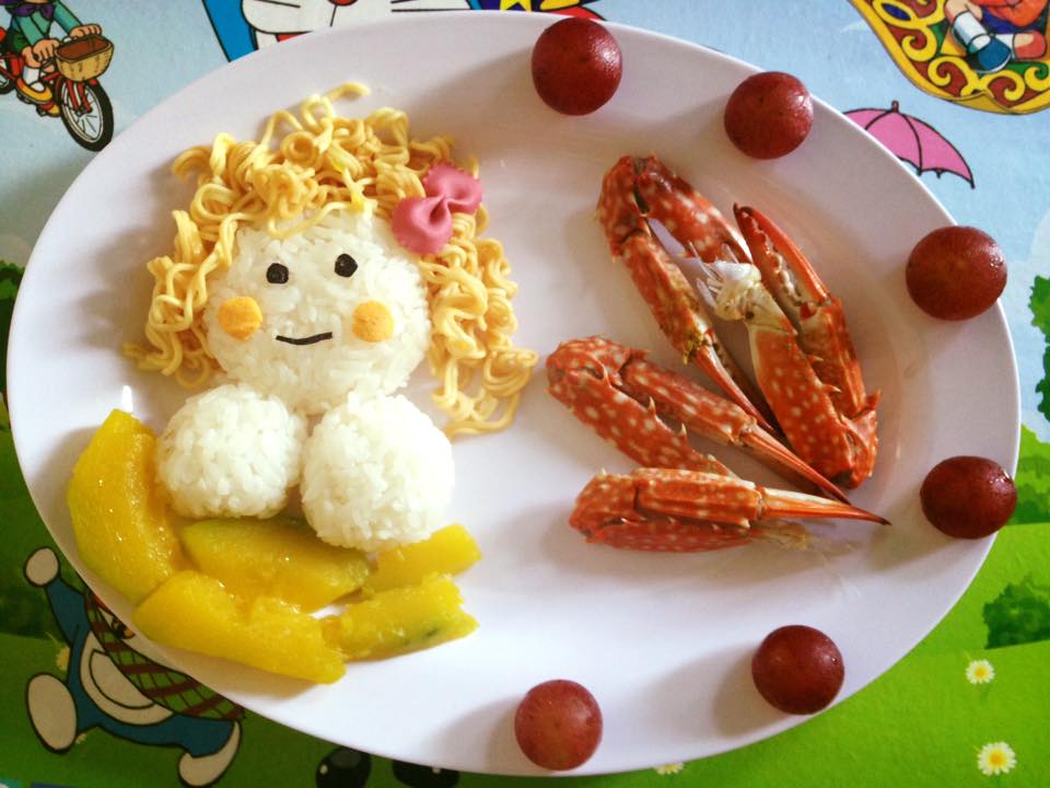 Học lỏm mẹ Việt cách trang trí món ăn dặm cho con đầy màu sắc