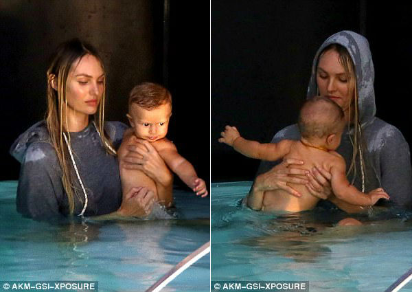 Tranh thủ cho con bú khi đi chụp hình, đây mới là hình ảnh đẹp nhất của thiên thần nội y Candice Swanepoel - Ảnh 6.