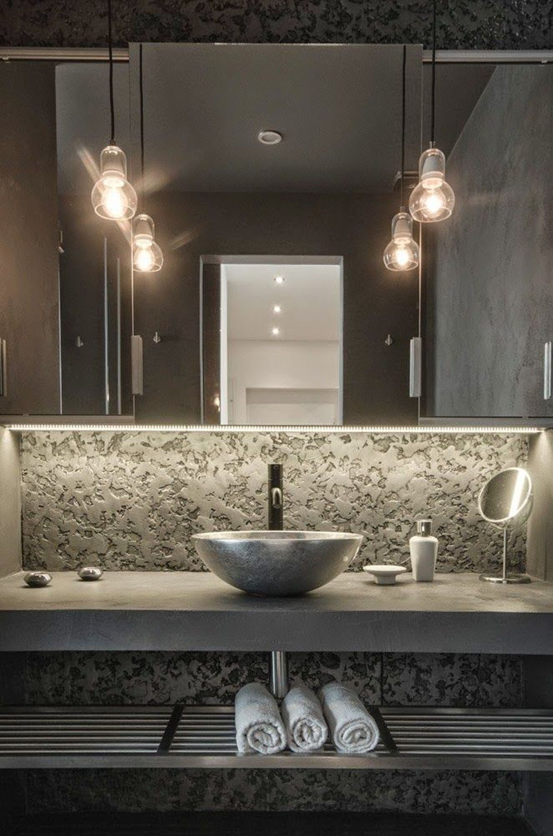 Description: Thiết kế kệ mở giúp phòng tắm gia đình trở nên hoàn hảo đến khó tin - Ảnh 14.