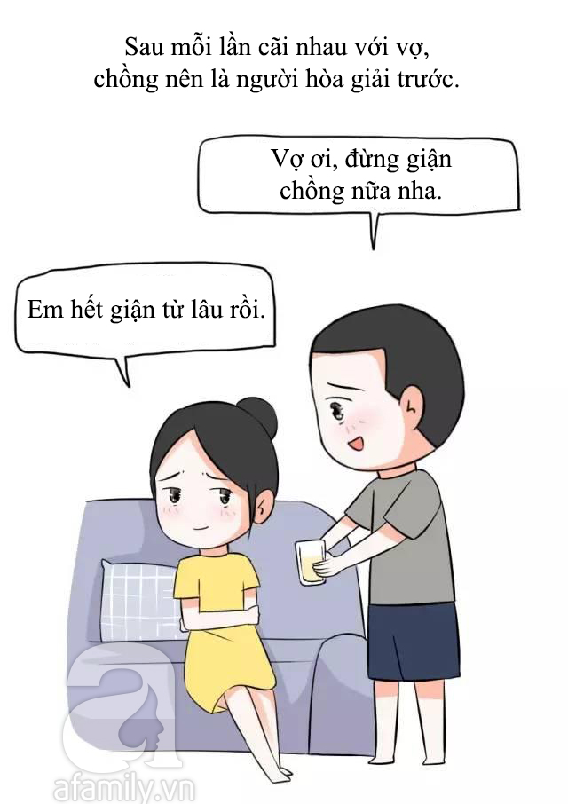 Tranh vui: Những hành động nhỏ mà có võ người chồng nên làm để giữ gìn hôn nhân hạnh phúc - Ảnh 7.