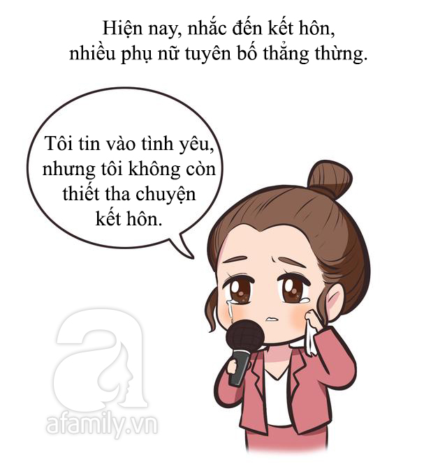 Truyện tranh: L&yacute; giải nguy&ecirc;n nh&acirc;n phụ nữ ng&agrave;y nay sợ kết h&ocirc;n - Ảnh 1.