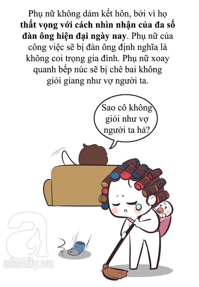 Truyện tranh: L&yacute; giải nguy&ecirc;n nh&acirc;n phụ nữ ng&agrave;y nay sợ kết h&ocirc;n - Ảnh 7.