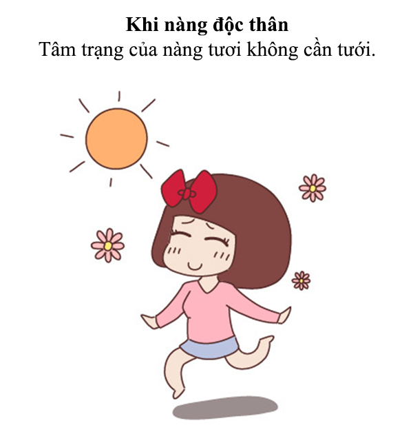 Tranh vui: Khác biệt một trời một vực giữa cuộc sống của phụ nữ trước và sau khi lấy chồng - Ảnh 3.