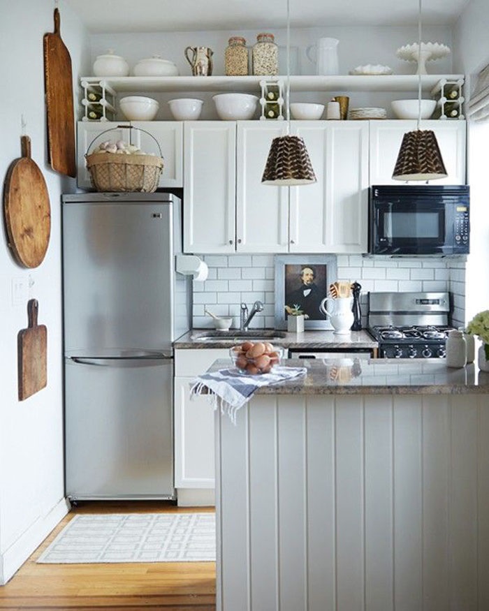 Thiết kế nhà bếp chỉ 2m² thật dễ dàng nhờ sự thông minh và sáng tạo