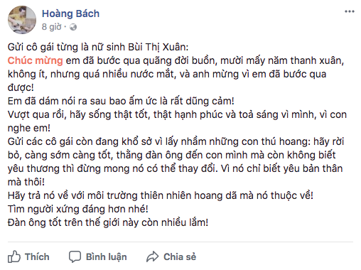 Không chỉ Hồng Quế, Quỳnh Chi, nhiều sao nam cũng đồng cảm với nỗi đau hôn nhân tan vỡ của Thu Thủy - Ảnh 5.