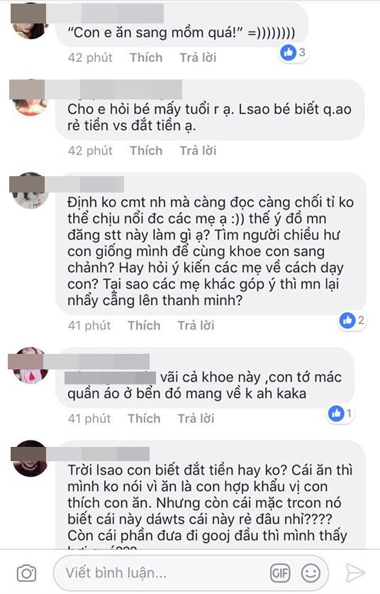 Khoe con thích ăn đồ sang chảnh, mặc quần áo hàng hiệu, bà mẹ trẻ bị mắng nhiếc khoe của vô duyên - Ảnh 3.