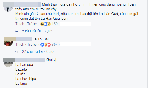 Vợ sắp đẻ, ông bố trẻ họ La sốt sắng nhờ tư vấn tên con, kết quả toàn thấy La Cà, La Lối - Ảnh 3.