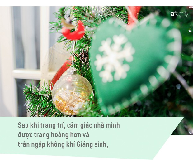 Hai căn hộ được trang trí đậm vị Giáng sinh với chi phí chỉ dưới 10 triệu đồng ở Hà Nội - Ảnh 10.