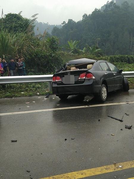 Tai nạn trên cao tốc Nội Bài – Lào Cai, giám đốc chi nhánh ngân hàng tử vong tại chỗ - Ảnh 1.
