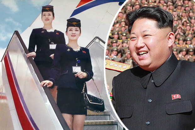 Tiếp viên hàng không Triều Tiên xinh như mộng - Ảnh 1.