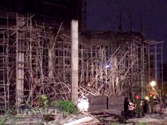 Đà Nẵng: Sập công trình tòa nhà Alphanam, còn 2 người nguy kịch - Ảnh 1.