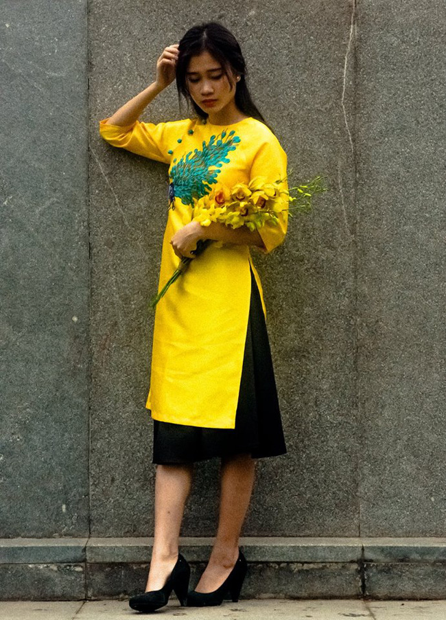 5 tiệm áo dài cách tân cực chất, giá dưới 1 triệu để đẹp cả Tết ở Hà Nội - Ảnh 16.
