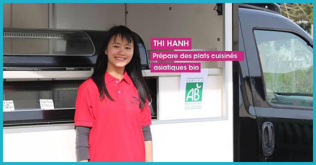 Ý tưởng bán nem, cơm chiên trên xe tải giúp cô gái Việt thắng cuộc thi khởi nghiệp tại Pháp - Ảnh 1.