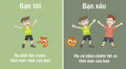 10 sự khác biệt giữa những người bạn tốt và bạn xấu - Ảnh 2.