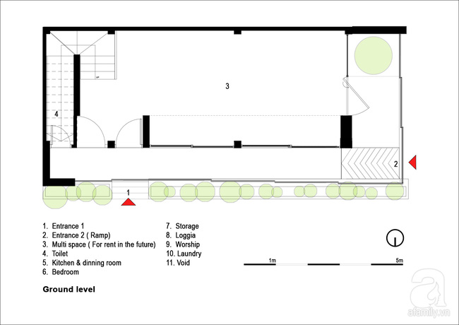 Ngôi nhà 60m² trong ngõ ở Giang Văn Minh: Từ cứ mưa to là ngập nay đẹp miễn chê, tầng nào cũng lung linh nắng - Ảnh 21.