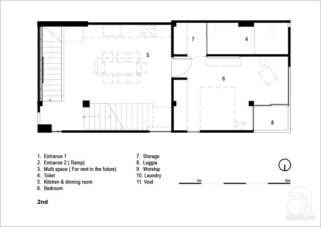 Ngôi nhà 60m² trong ngõ ở Giang Văn Minh: Từ cứ mưa to là ngập nay đẹp miễn chê, tầng nào cũng lung linh nắng - Ảnh 22.