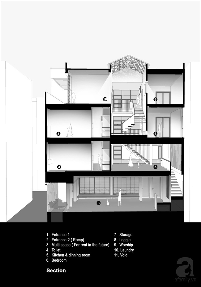 Ngôi nhà 60m² trong ngõ ở Giang Văn Minh: Từ cứ mưa to là ngập nay đẹp miễn chê, tầng nào cũng lung linh nắng - Ảnh 20.