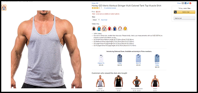 Anh chàng đặt mua áo ba lỗ thể thao trên mạng và nhận được thảm họa váy trùm mông - Ảnh 2.