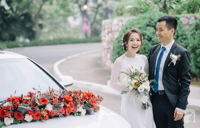 Cặp đôi Hà Thành trang trí tiệc cưới sân vườn với sắc đỏ đẹp như một giấc mơ về hạnh phúc - Ảnh 1.