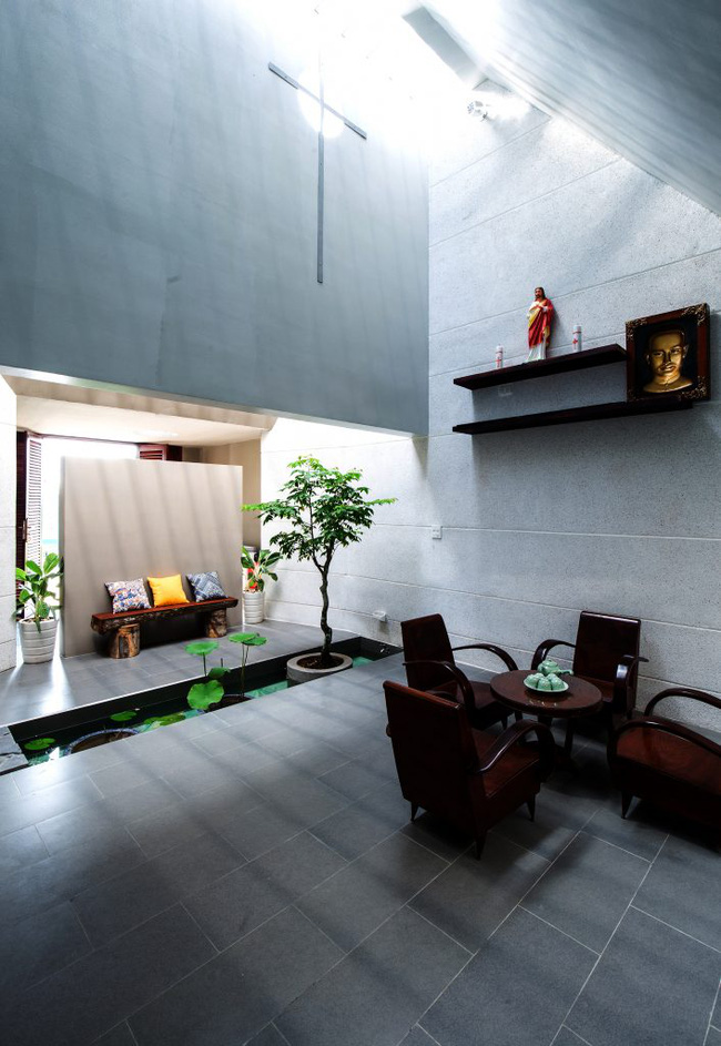 Ngôi nhà 200m² lấy cảm hứng thiết kế từ hang Sơn Đoòng ở Vĩnh Long nổi bật trên báo Mỹ - Ảnh 5.
